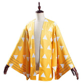 Demon Slayer Kimetsu no Yaiba Agatsuma Zenitsu Cosplay Kostüm Kimono Umhang - cosplaycartde